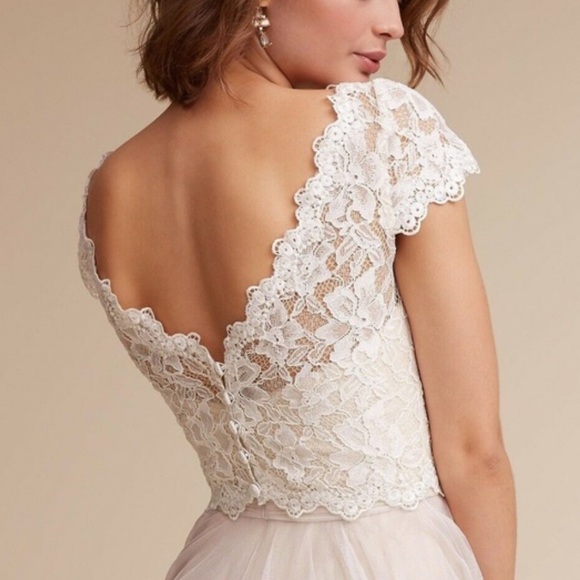 Tadashi Shoji Sydney BHLDN Wedding Topper - Picture 1 of 6